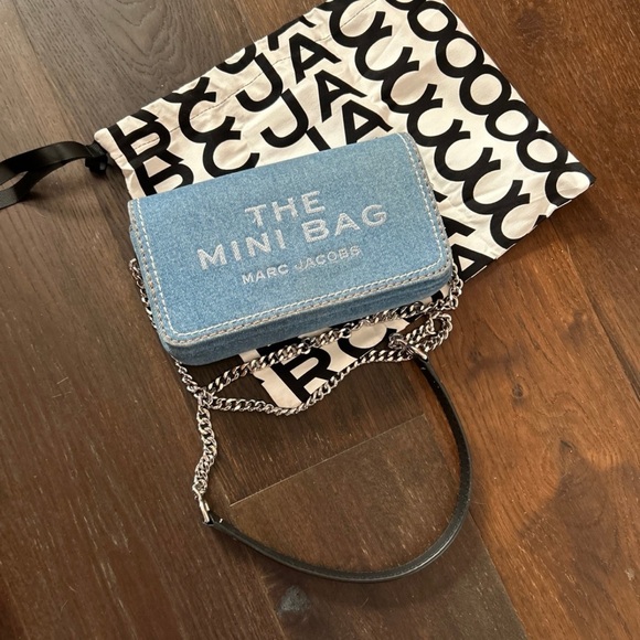 MARC JACOBS THE MINI BAG DENIM - Picture 5 of 12